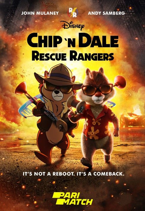 poster of Chipn Dale: Rescue Rangers (2022) Telugu [Voice Over] Dubbed WEBRip